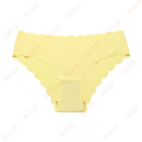 lemon yellow simple best panties